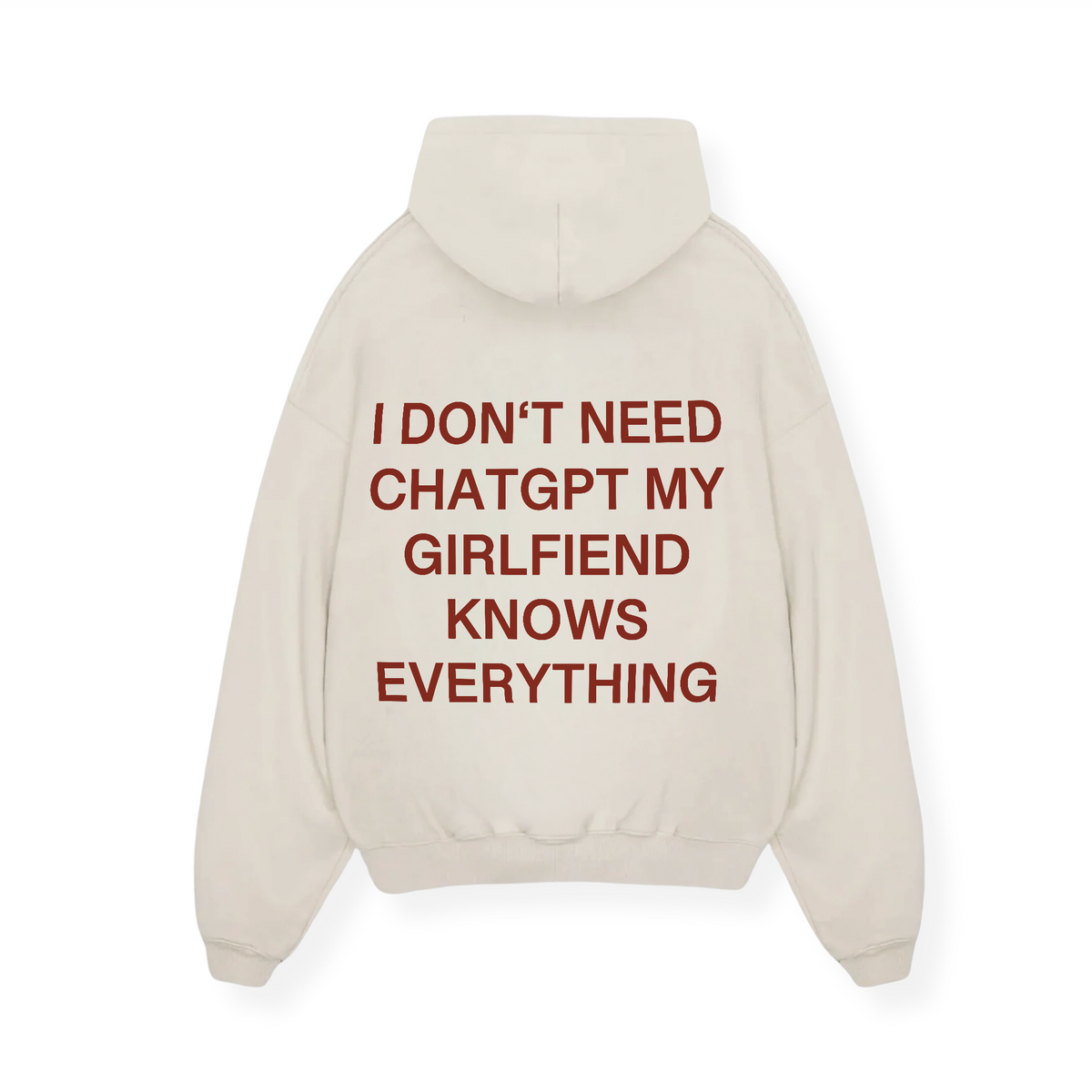 MY GIRLFRIEND KNOWS EVERYTHING HOODIE