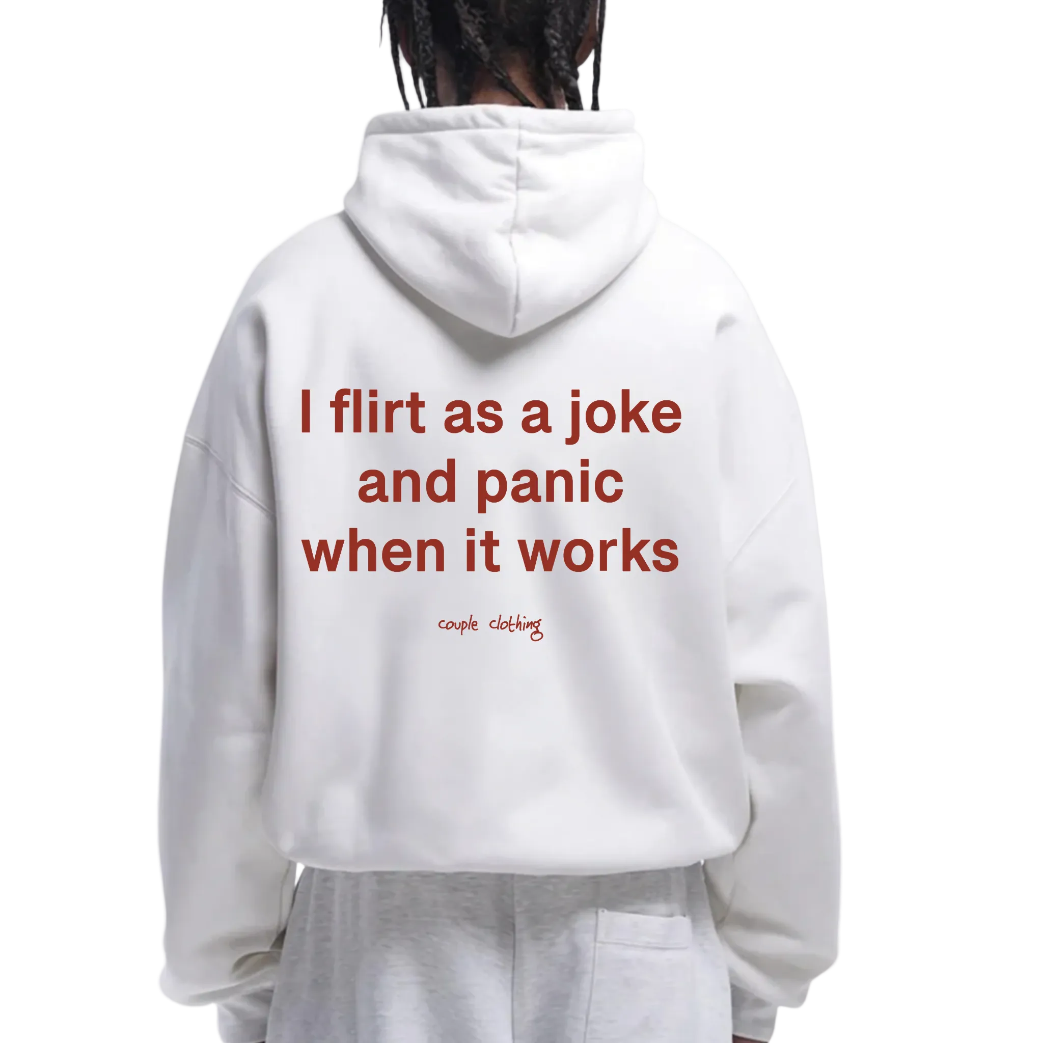 I FLIRT AS A JOKE HOODIE