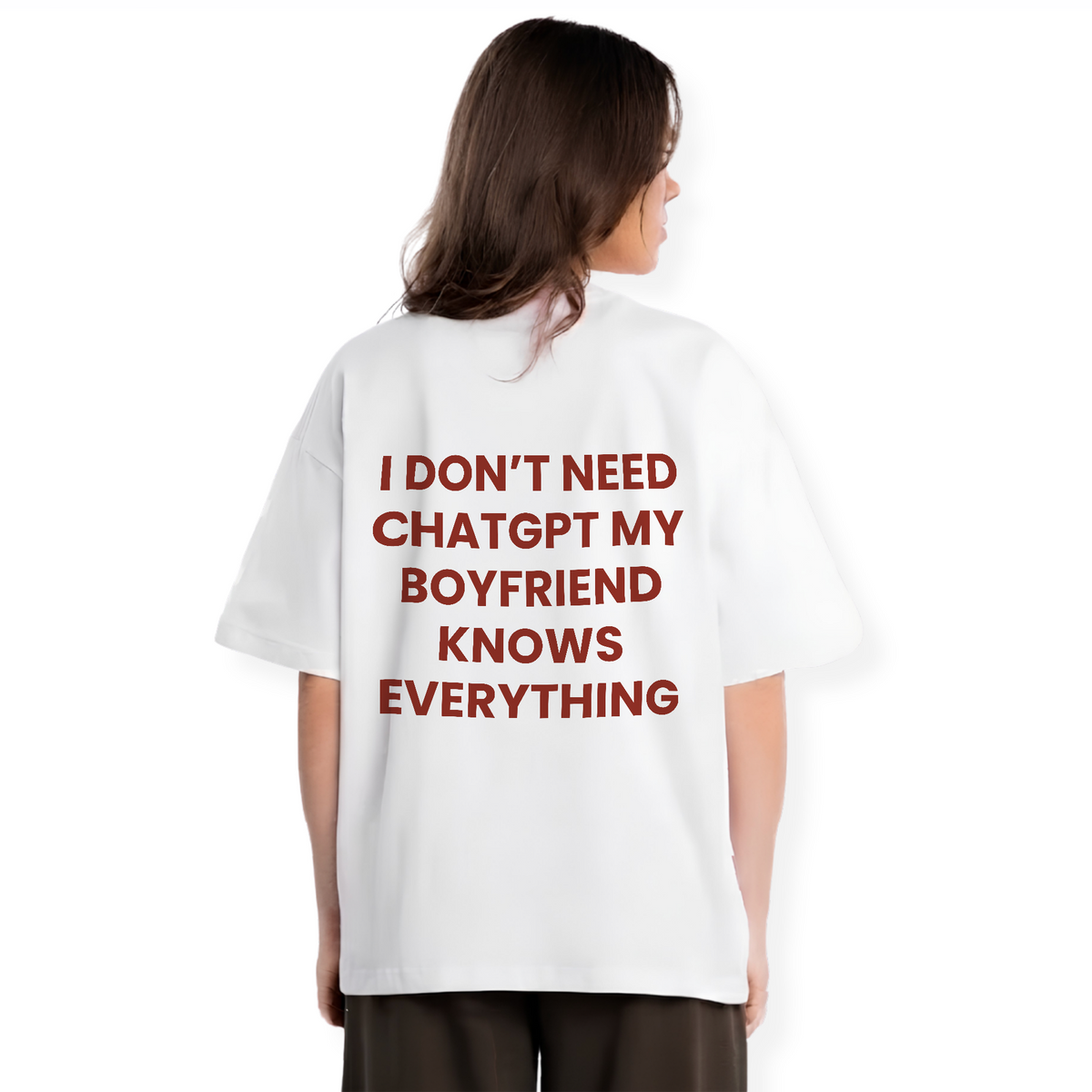 MY BOYFRIEND KNOWS EVERYTHING SHIRT