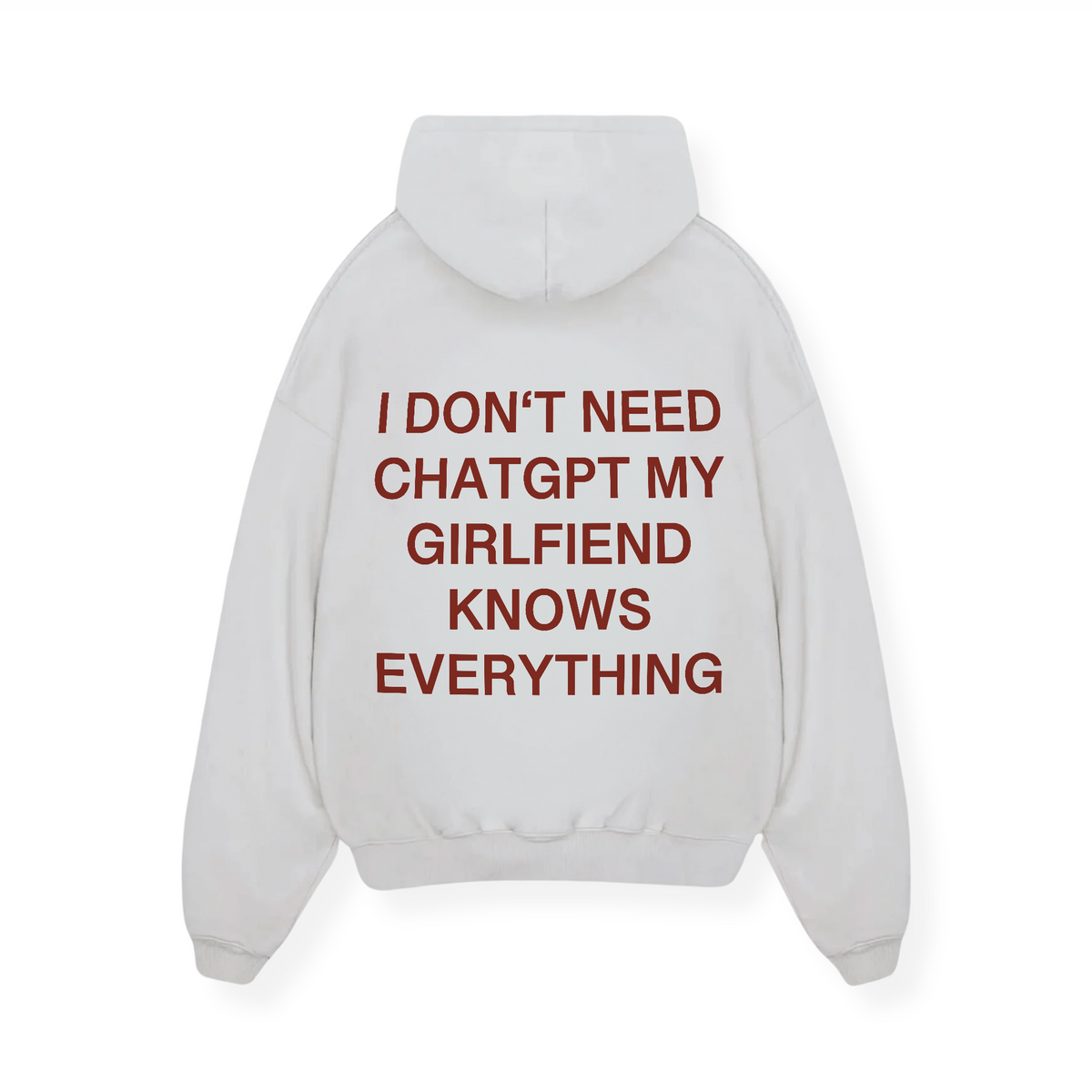 MY GIRLFRIEND KNOWS EVERYTHING HOODIE