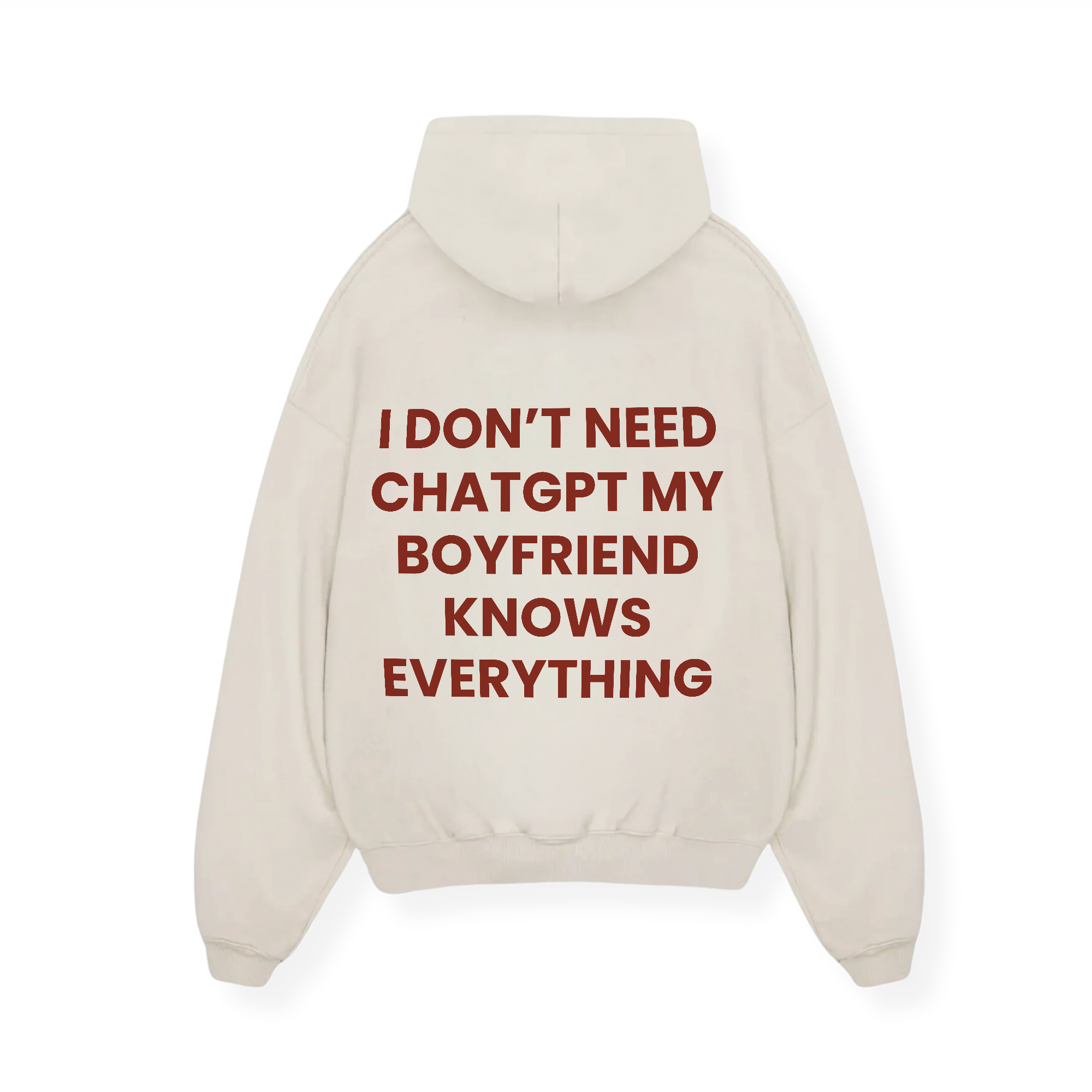 MY BOYFRIEND KNOWS EVERYTHING HOODIE