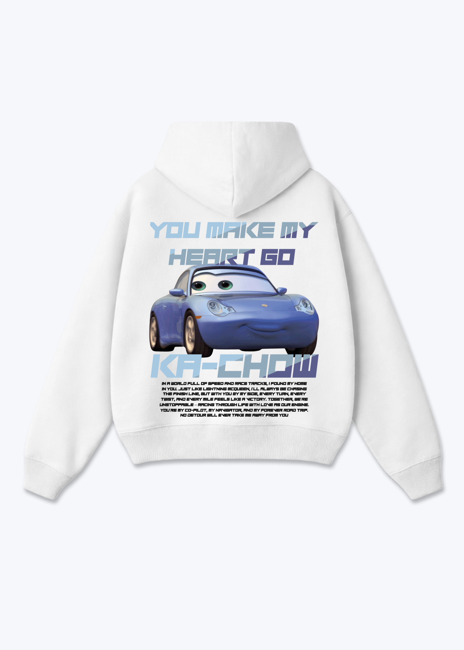 SALLY HOODIE - White Back (Designed)