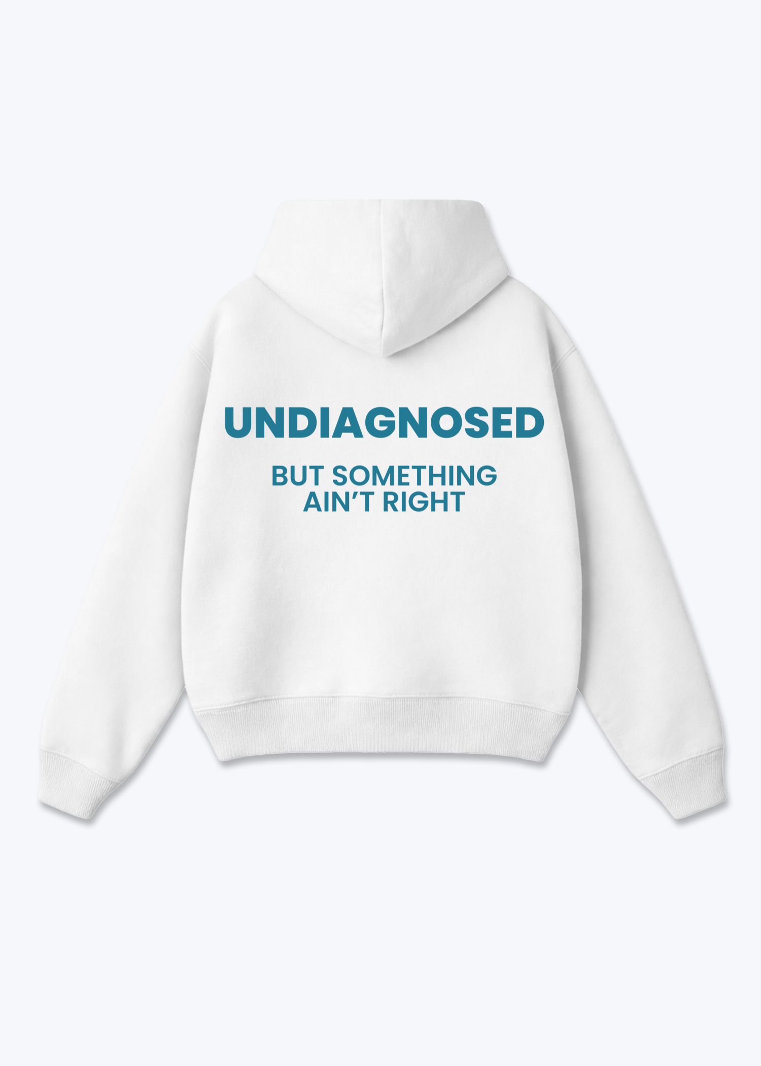 UDIAGNOSED HOODIE - White Back (Designed)
